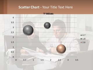 Work Attractive Businessman PowerPoint Template