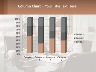 Work Attractive Businessman PowerPoint Template