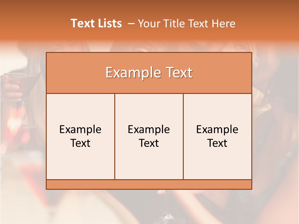A Group Of Women Sitting At A Table With Drinks PowerPoint Template