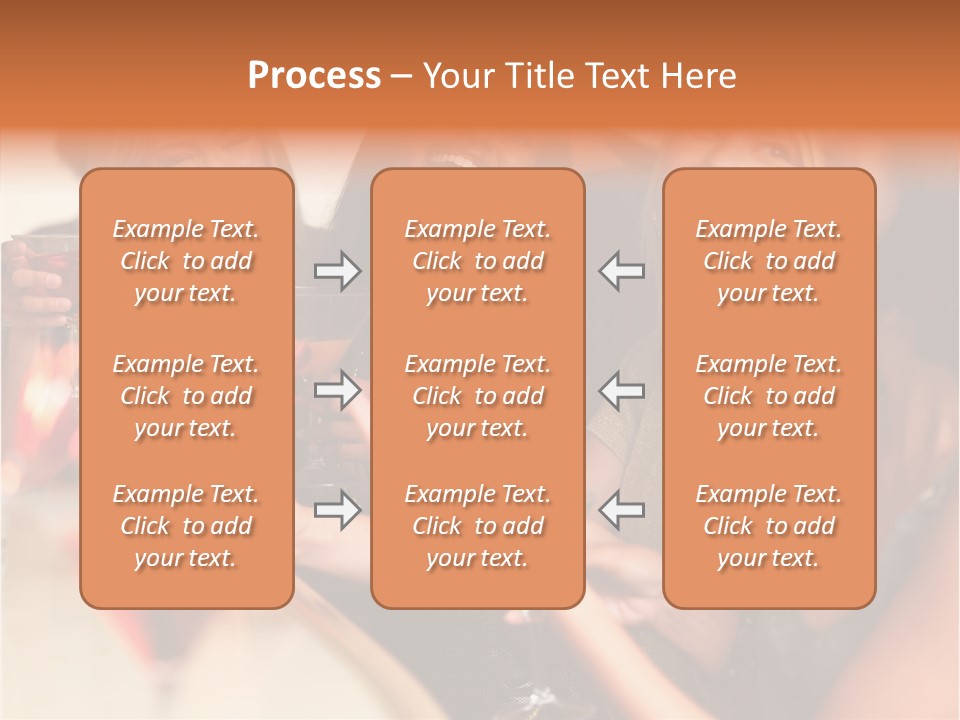 A Group Of Women Sitting At A Table With Drinks PowerPoint Template