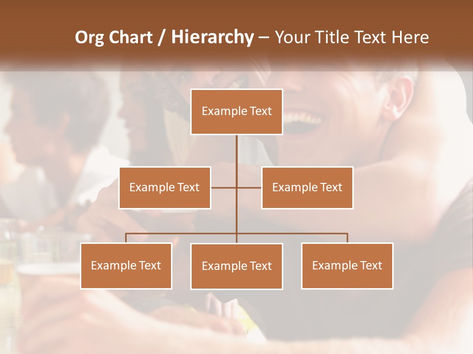 A Group Of People Sitting Around A Table With Beers PowerPoint Template