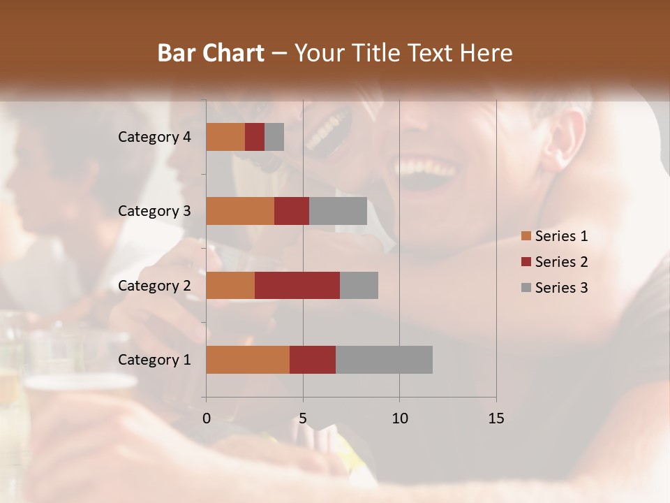 A Group Of People Sitting Around A Table With Beers PowerPoint Template