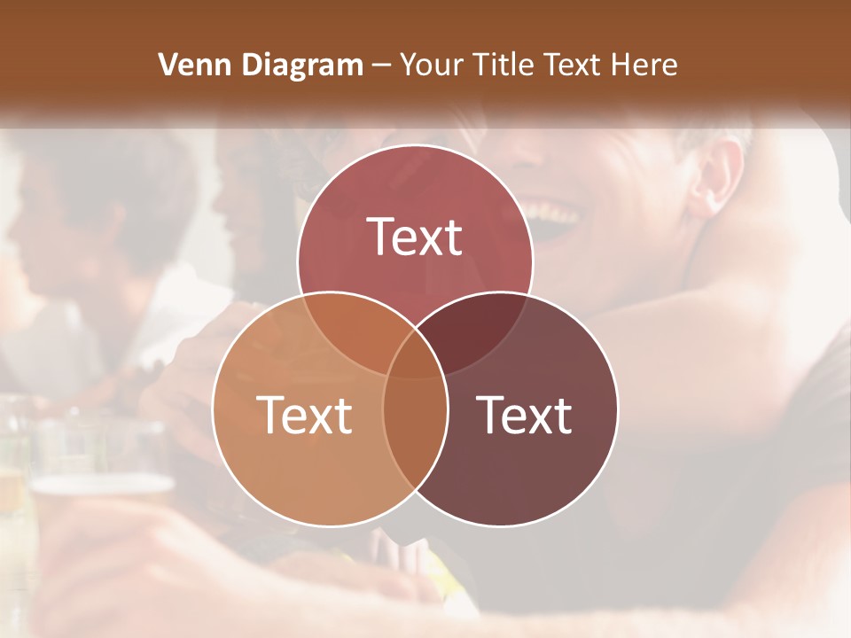 A Group Of People Sitting Around A Table With Beers PowerPoint Template