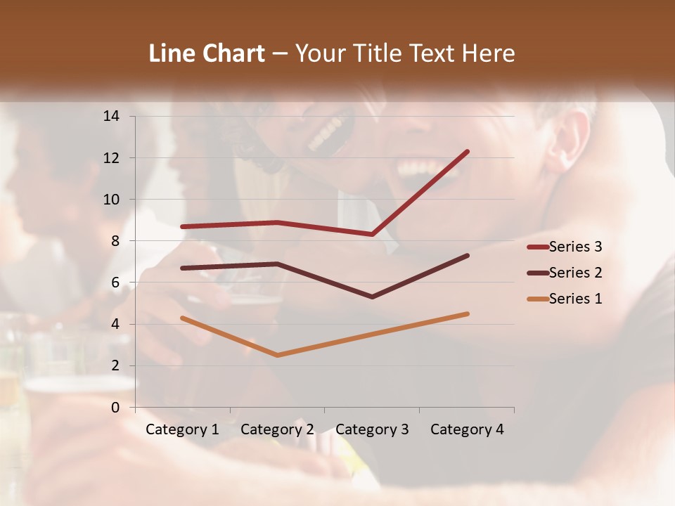 A Group Of People Sitting Around A Table With Beers PowerPoint Template