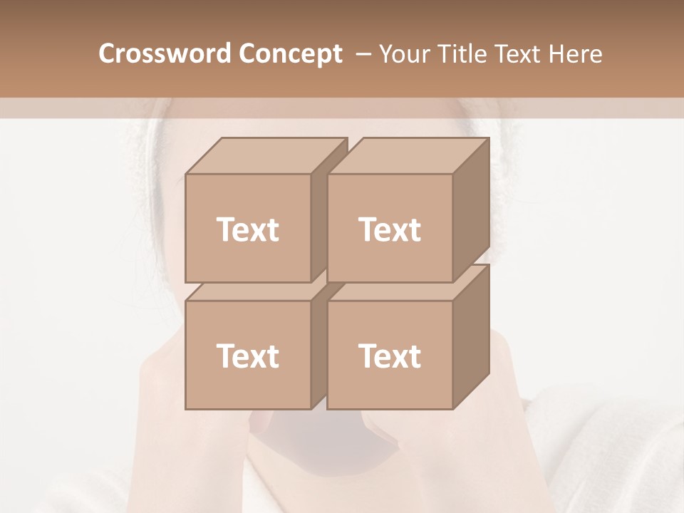 Shower Bathroom Towel PowerPoint Template