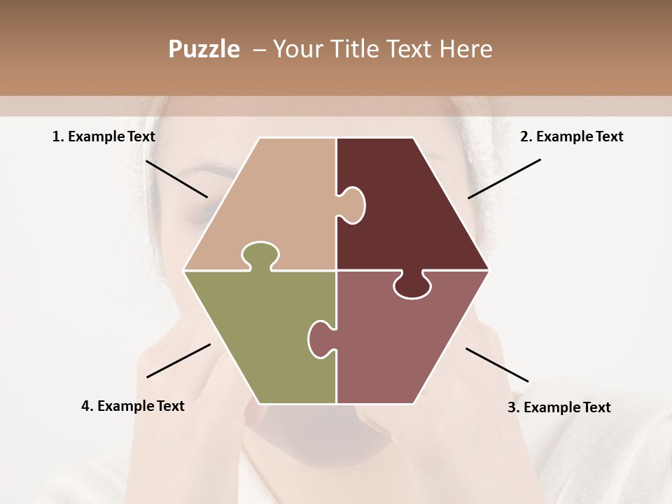 Shower Bathroom Towel PowerPoint Template