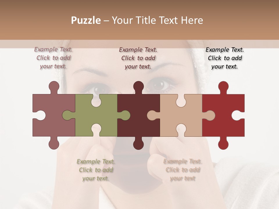 Shower Bathroom Towel PowerPoint Template