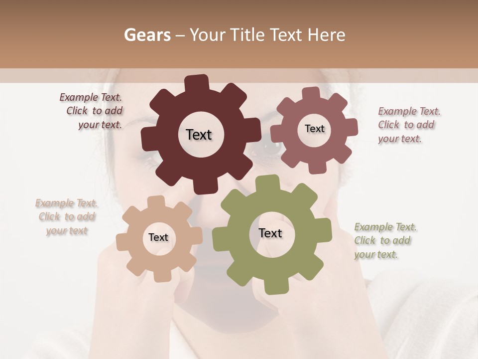 Shower Bathroom Towel PowerPoint Template