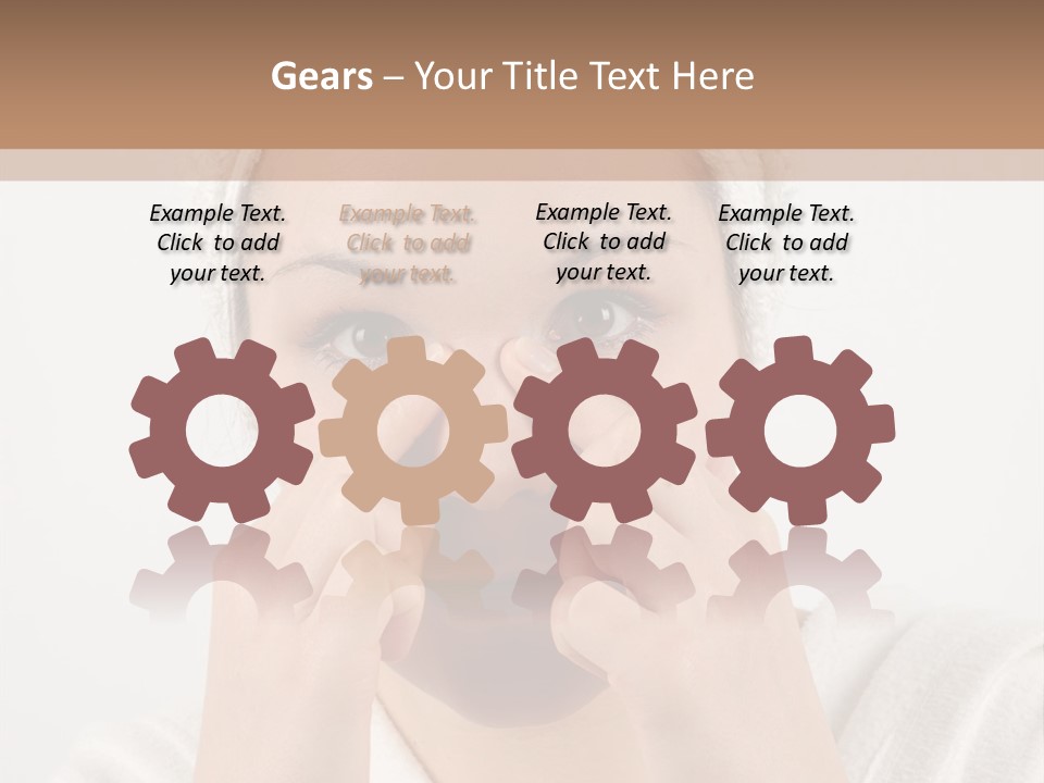 Shower Bathroom Towel PowerPoint Template