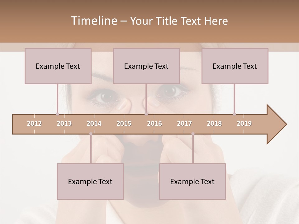 Shower Bathroom Towel PowerPoint Template