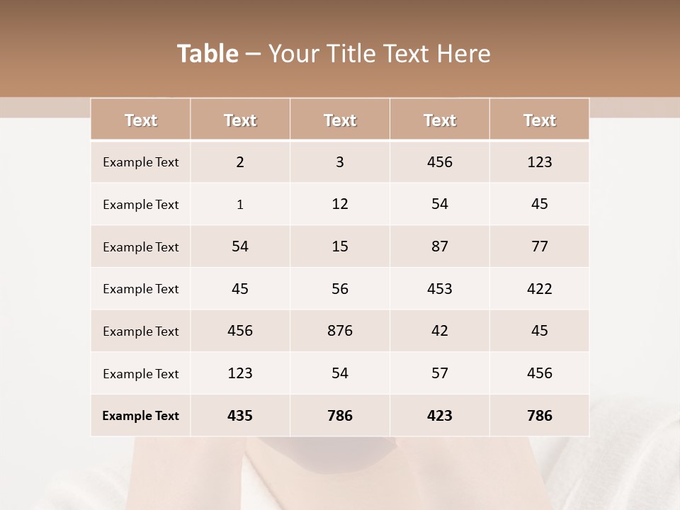 Shower Bathroom Towel PowerPoint Template