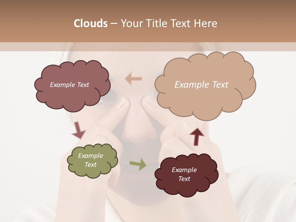 Shower Bathroom Towel PowerPoint Template