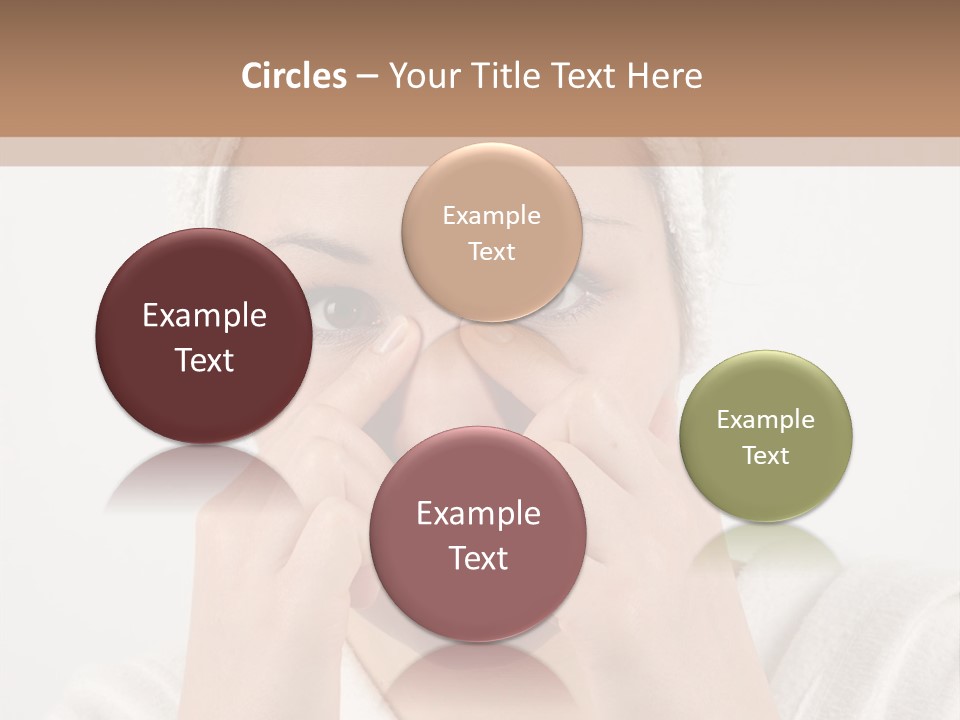 Shower Bathroom Towel PowerPoint Template