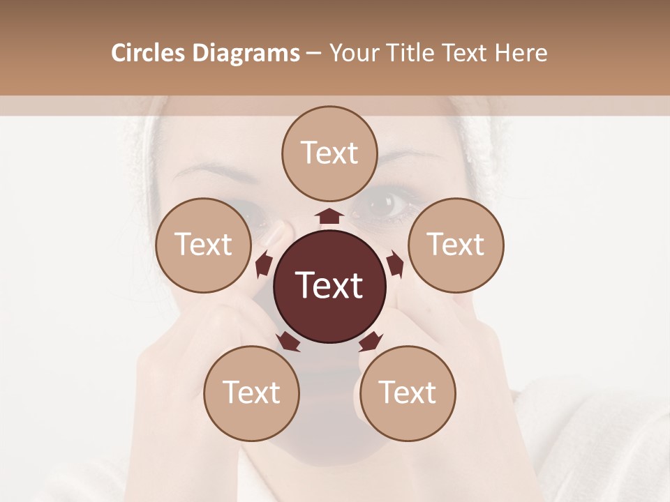 Shower Bathroom Towel PowerPoint Template