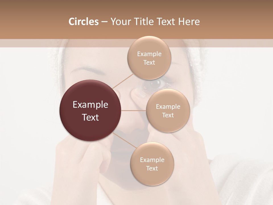 Shower Bathroom Towel PowerPoint Template