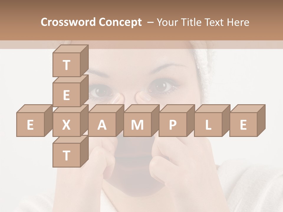 Shower Bathroom Towel PowerPoint Template