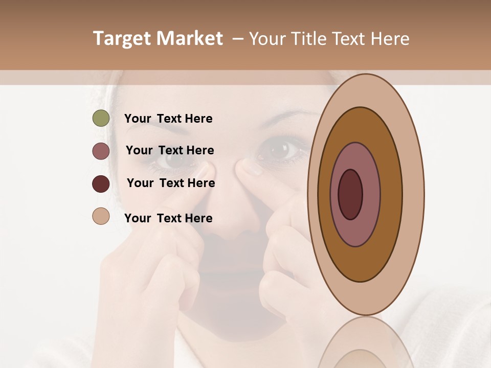 Shower Bathroom Towel PowerPoint Template