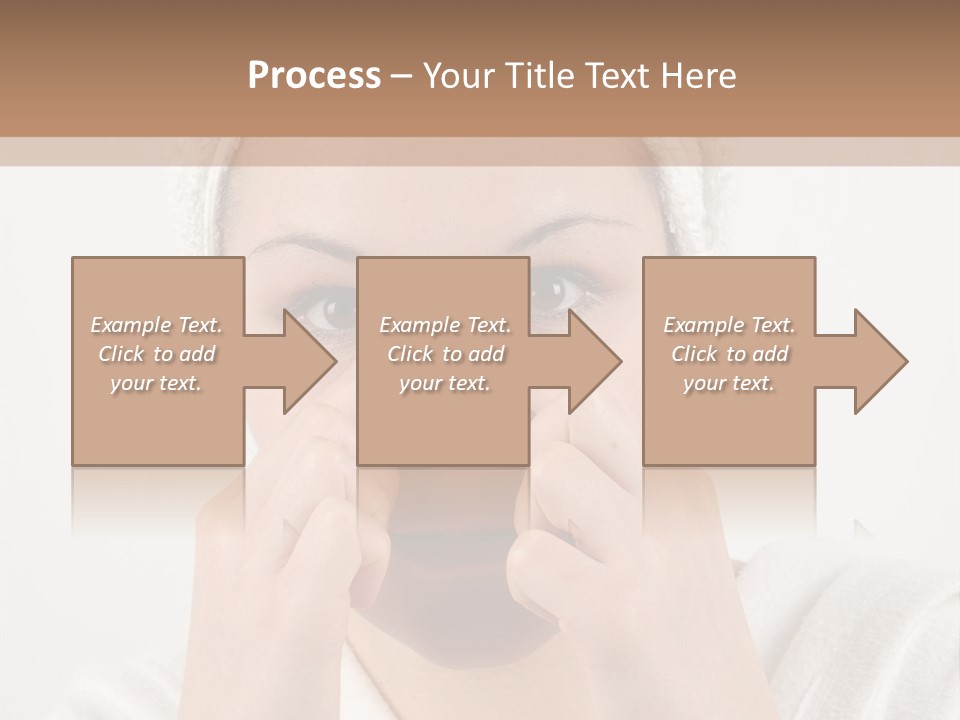 Shower Bathroom Towel PowerPoint Template