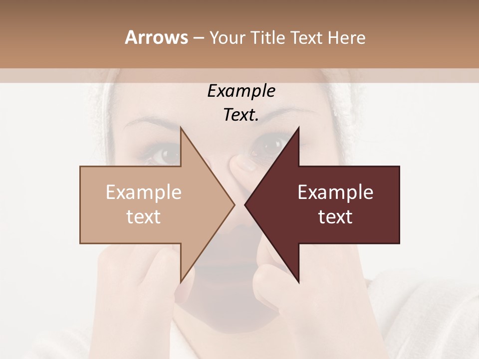 Shower Bathroom Towel PowerPoint Template