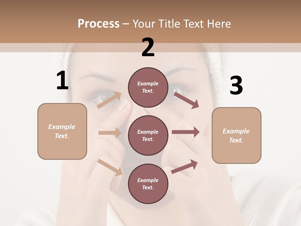 Shower Bathroom Towel PowerPoint Template