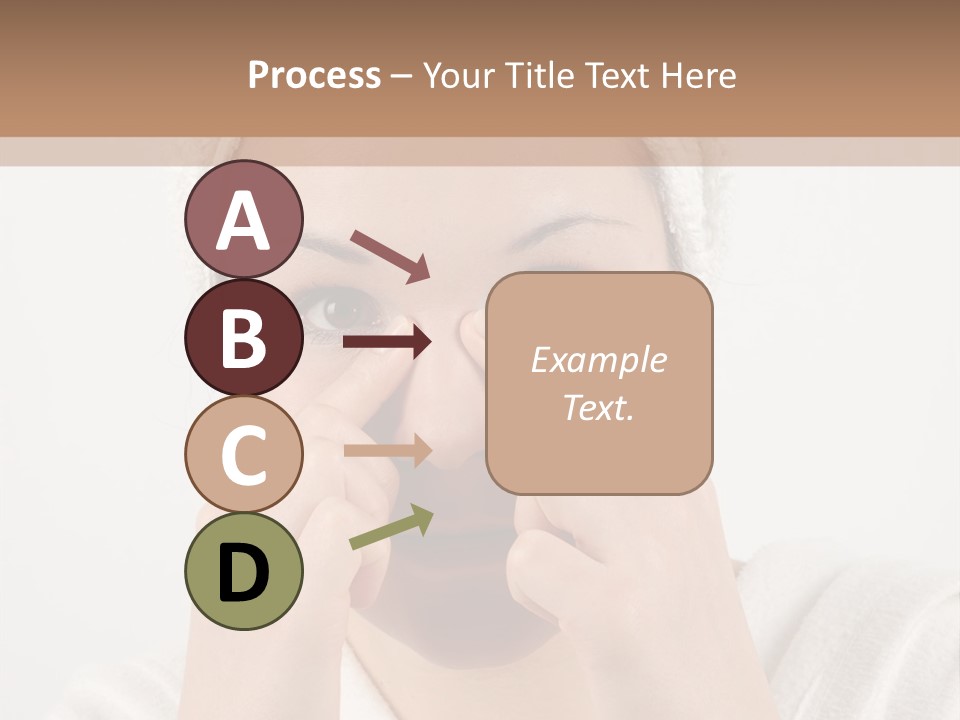 Shower Bathroom Towel PowerPoint Template