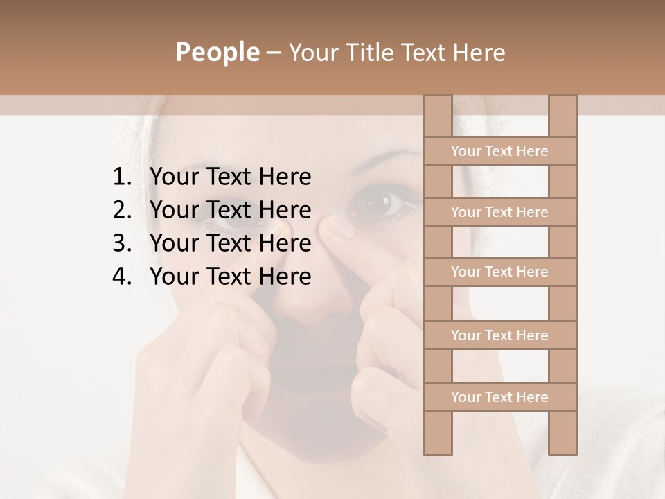 Shower Bathroom Towel PowerPoint Template