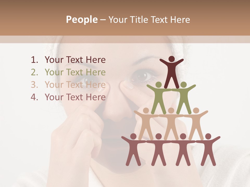 Shower Bathroom Towel PowerPoint Template