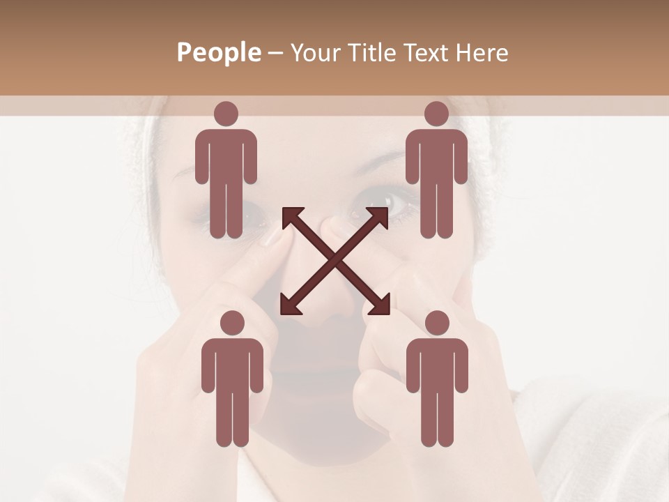 Shower Bathroom Towel PowerPoint Template