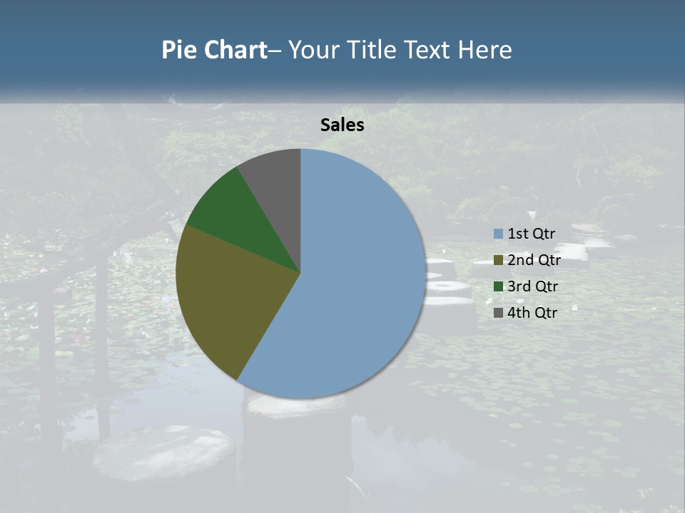 Wooden Shinto Stepping PowerPoint Template