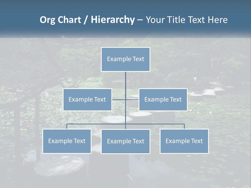 Wooden Shinto Stepping PowerPoint Template