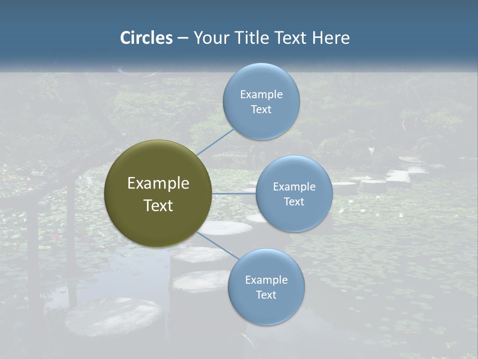 Wooden Shinto Stepping PowerPoint Template