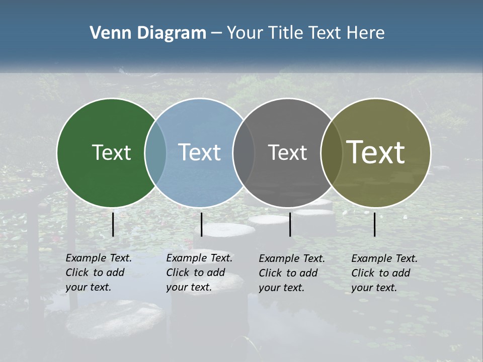 Wooden Shinto Stepping PowerPoint Template