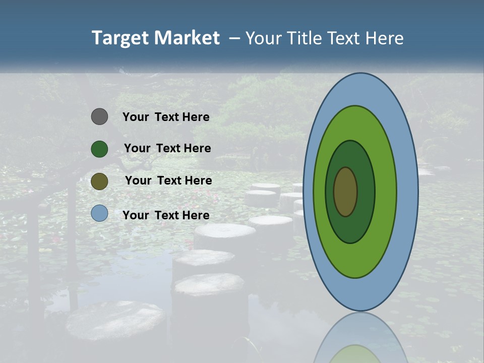 Wooden Shinto Stepping PowerPoint Template