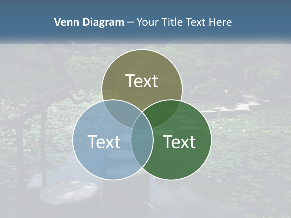 Wooden Shinto Stepping PowerPoint Template