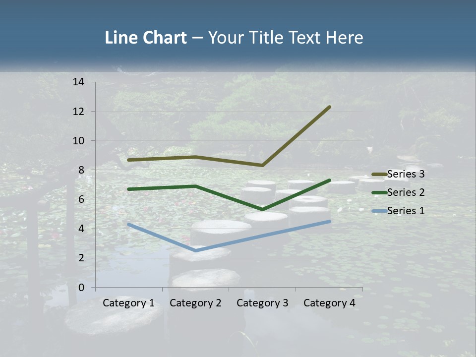 Wooden Shinto Stepping PowerPoint Template