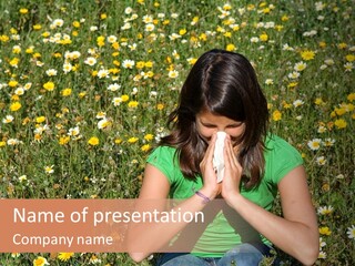 Outside Child Fever PowerPoint Template