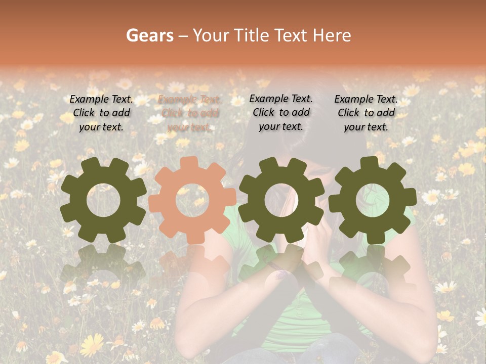 Outside Child Fever PowerPoint Template