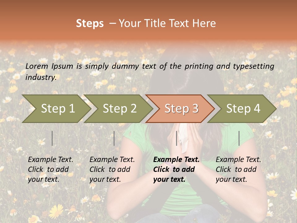 Outside Child Fever PowerPoint Template