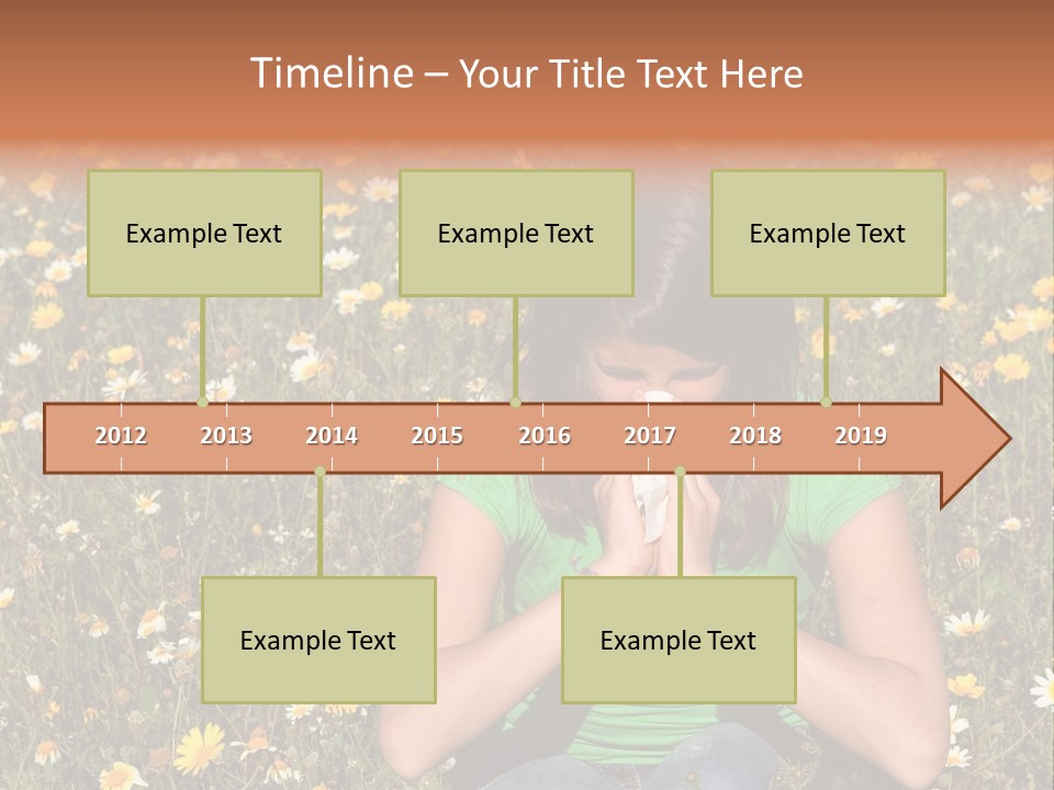 Outside Child Fever PowerPoint Template