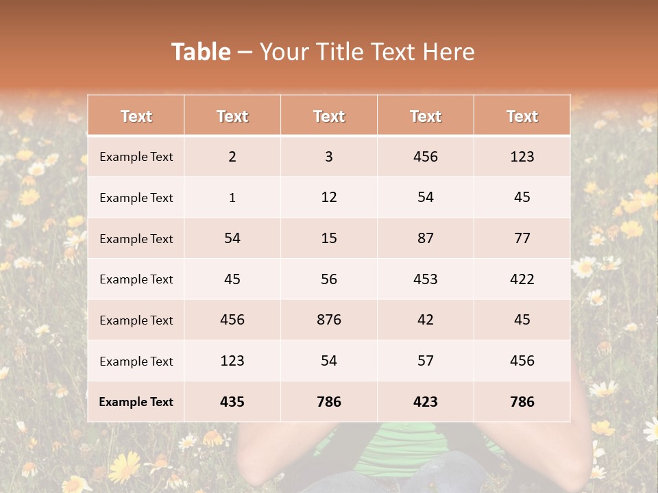 Outside Child Fever PowerPoint Template