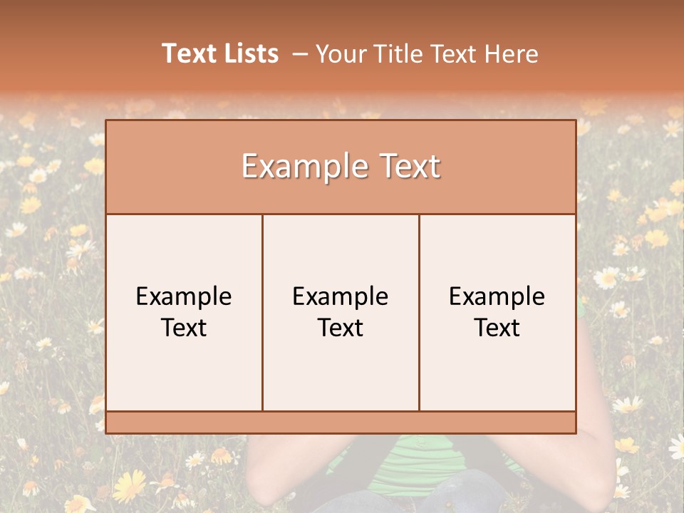 Outside Child Fever PowerPoint Template