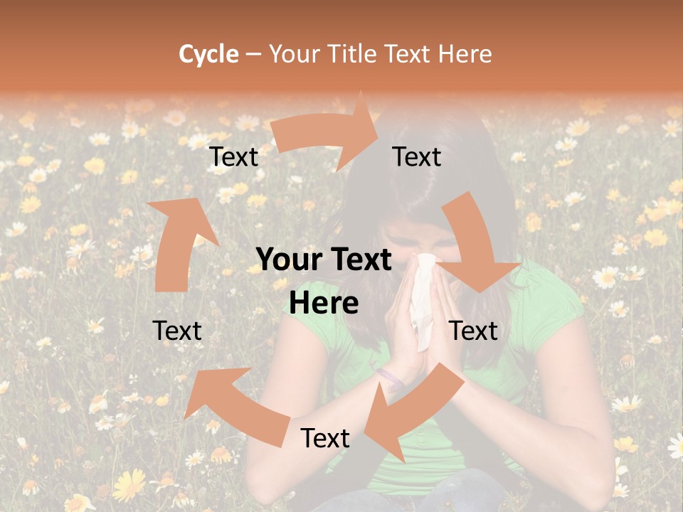 Outside Child Fever PowerPoint Template