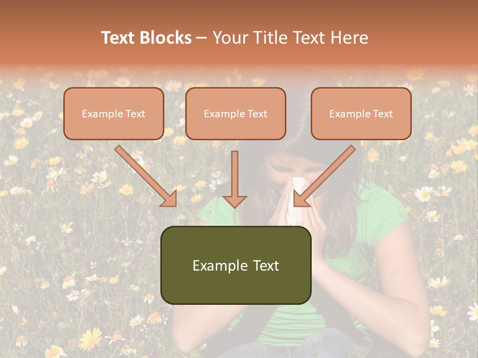 Outside Child Fever PowerPoint Template