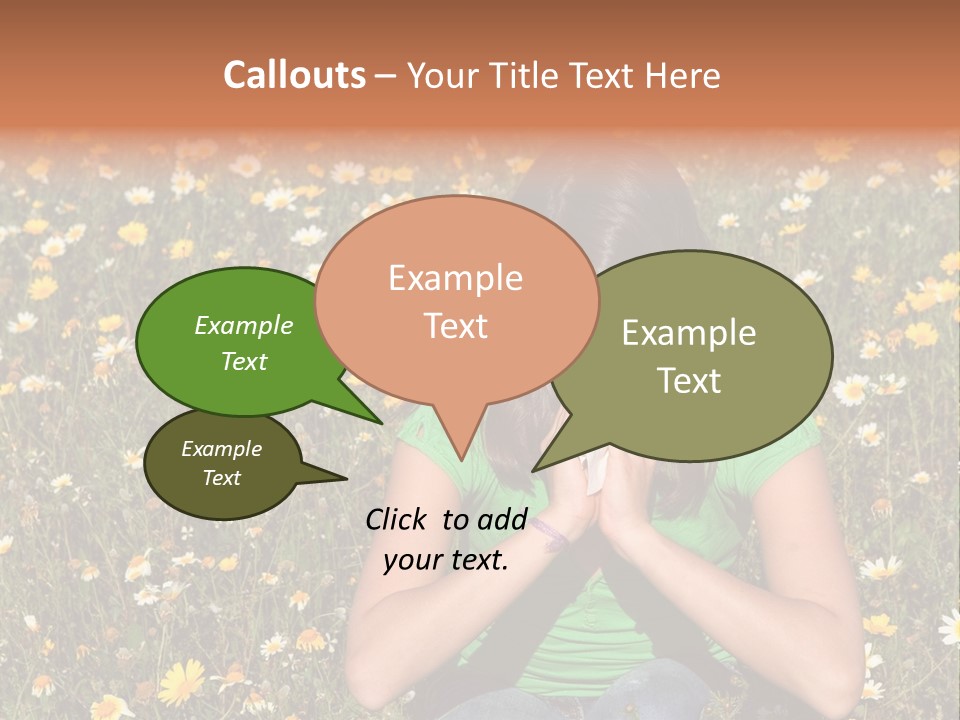 Outside Child Fever PowerPoint Template