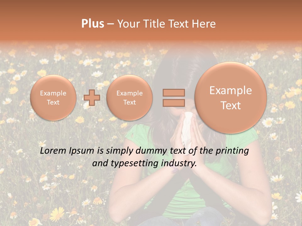 Outside Child Fever PowerPoint Template