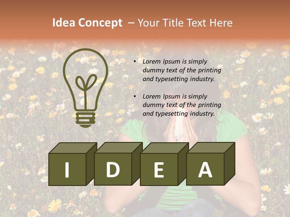 Outside Child Fever PowerPoint Template