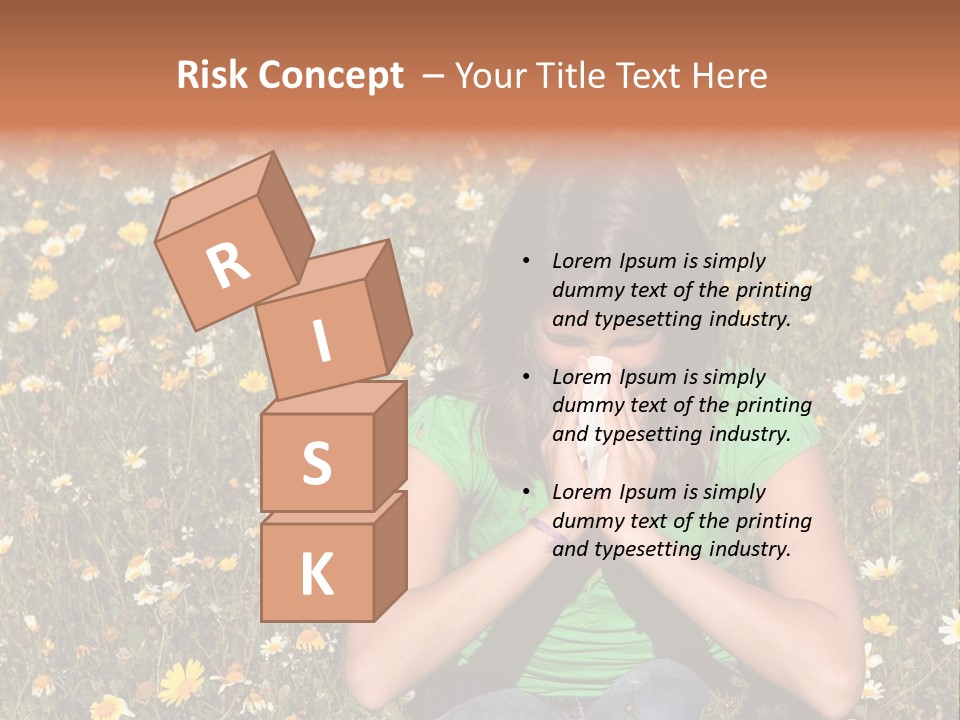 Outside Child Fever PowerPoint Template