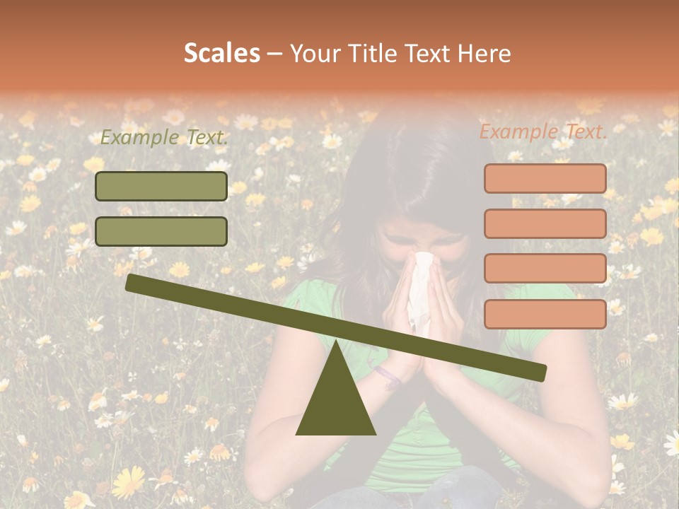 Outside Child Fever PowerPoint Template