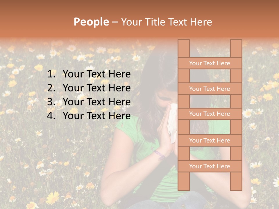 Outside Child Fever PowerPoint Template
