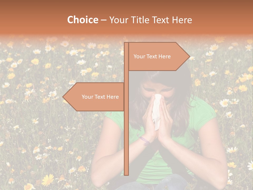 Outside Child Fever PowerPoint Template